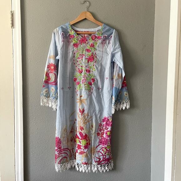 New Pareesa Embroidered Tunic - Picture 1 of 6
